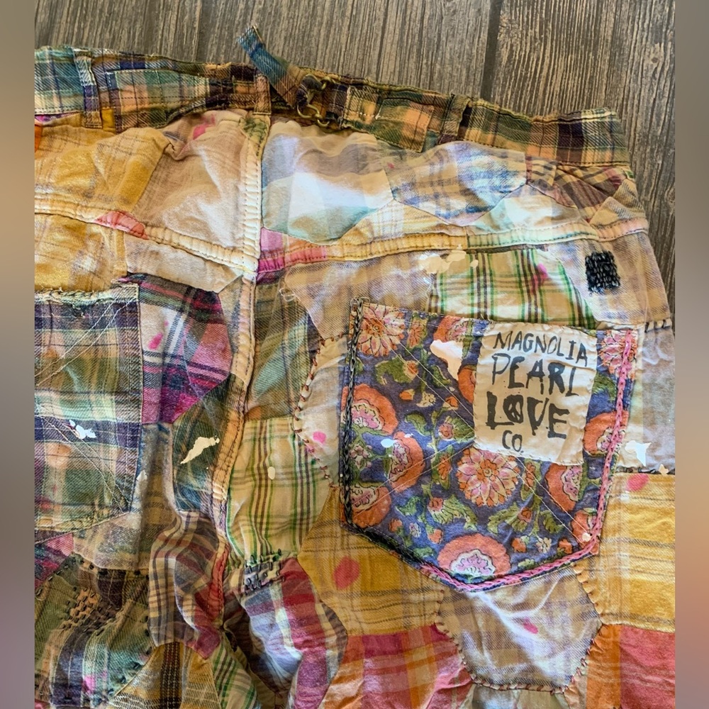 NWT Magnolia Pearl Quiltwork Miner Pants Honeybee - Picture 7 of 8